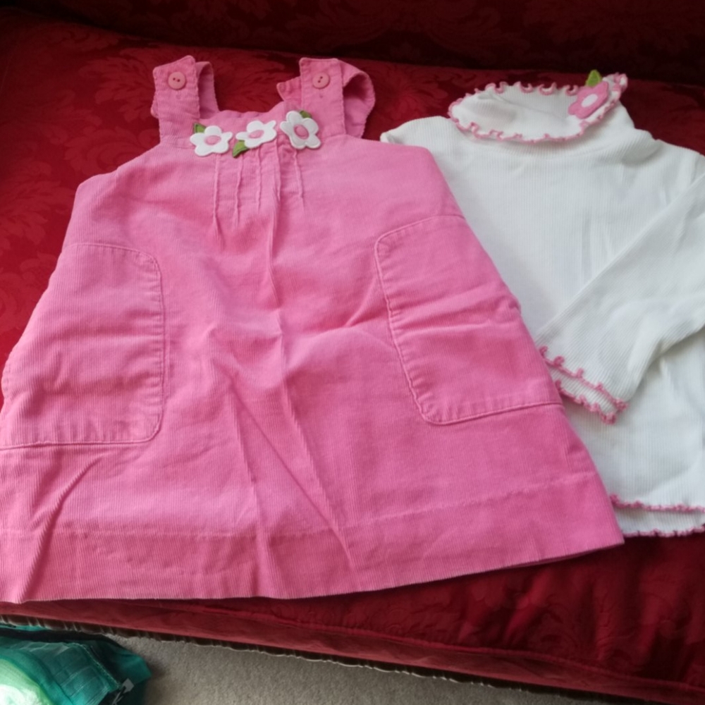 Florence Eiseman corduroy dress set